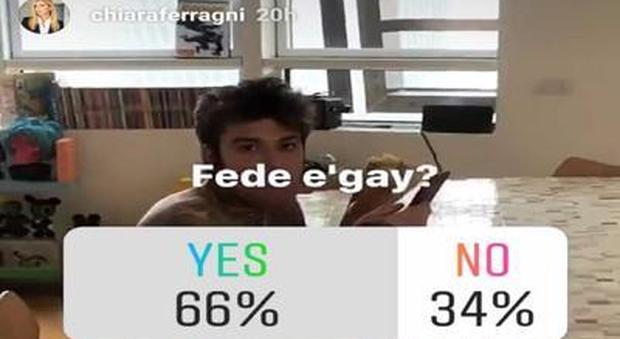 "Fedez è gay?": il sondaggio lanciato da Chiara Ferragni