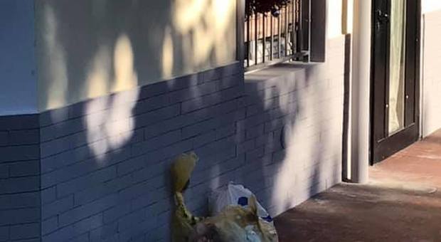 Lasciano la spazzatura in strada: il sindaco gliela riporta a casa