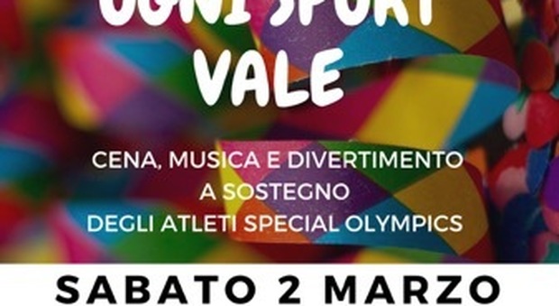 Rieti, la festa di carnevale degli atleti Special Olympics con i due team
