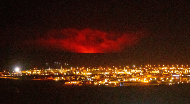 Islanda, eruzione vulcanica vicino Reykjavik