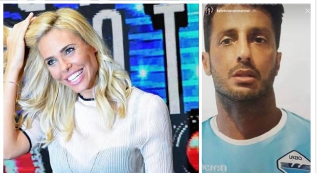 Fabrizio Corona e la foto con la maglia della Lazio: frecciatina a Ilary e Totti?