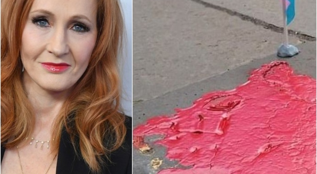 Rowling, vandalizzate le sue impronte: la scrittice sotto attacco del movimento trans