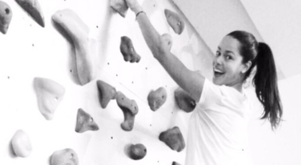 «Ciao da Roma»: Ana Ivanovic saluta i fan su Twitter e scarica la tensione con il climbing