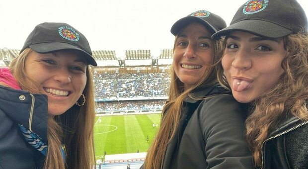 Le ragazze della Gls Napoli Lions al Maradona