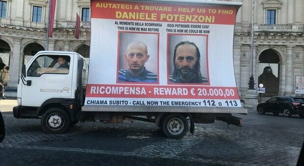 Daniele Potenzoni, sei anni fa la scomparsa a Roma. Il padre: «Vivo o morto, non mi arrendo finché non lo troveremo»