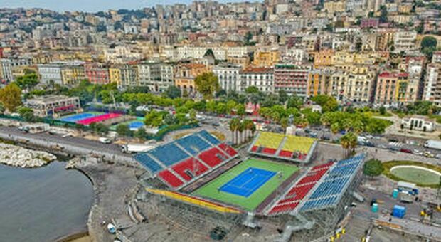Tennis Napoli Cup, tutta la tecnologia dell'Arena Atp sulla rotonda Diaz