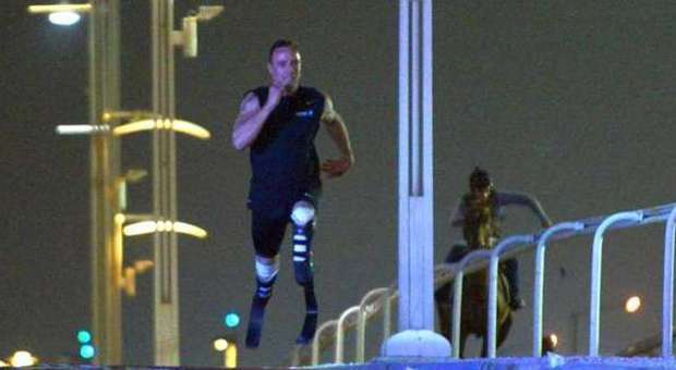 Pistorius batte un cavallo sui 120 metri Doha, l'impresa del campione
