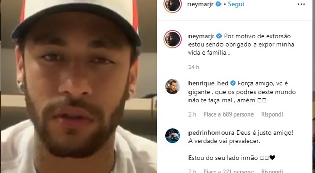 Stupro Neymar, la difesa del brasiliano: «Tutto falso» Video