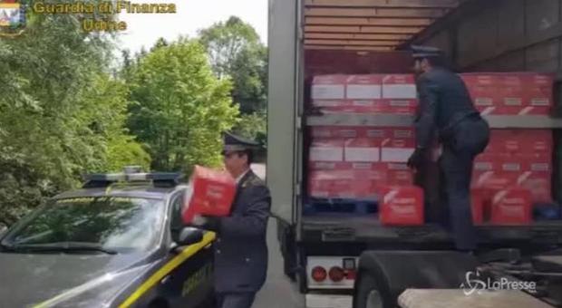 Alcolici di contrabbando, smantellato a Udine traffico internazionale: frode per 80 milioni