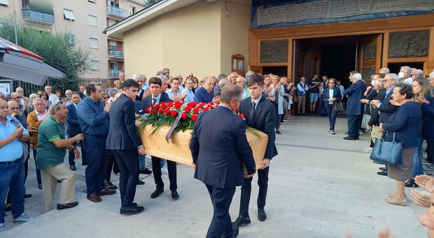 I funerali di Mauro Lattanzi (foto Meloccaro)
