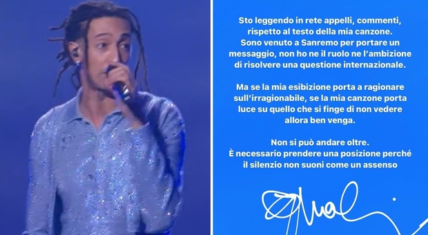 Sanremo 2024, Ghali si sfoga dopo l'accusa di propaganda con "Casa mia": «Non ho l’ambizione di poter risolvere una questione internazionale. Al Festival per portare un messaggio»