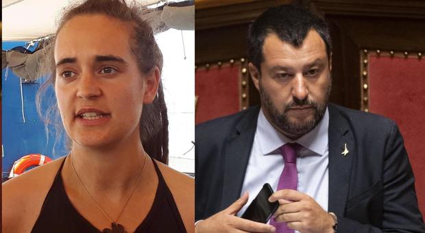 Carola Rackete denuncia Salvini: «Chiudete i suoi profili social, istigano odio». E lui ribatte: «Ridicolo»
