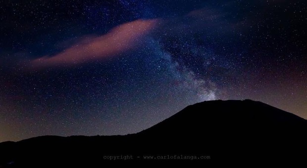 Vesuvio sotto le stelle: scopri qual è la notte migliore per osservare le stelle cadenti