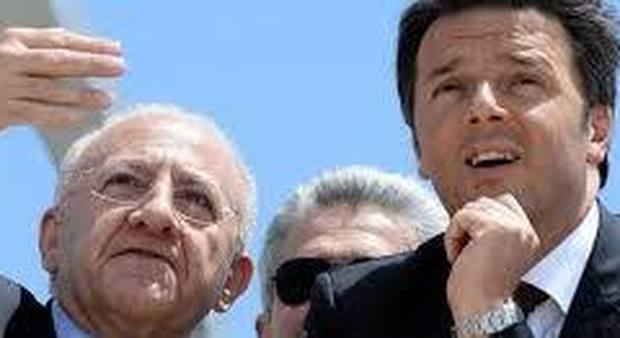 Renzi-De Luca, incontro per il «Patto della Campania»