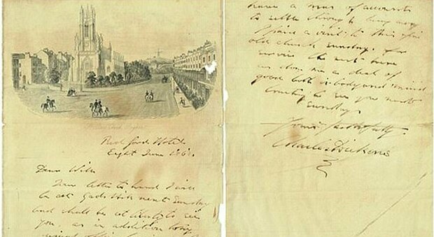 Lettera "inedita" di Charles Dickens in vendita a diecimila sterline. L'esperto dello scrittore accusa: «È un falso»