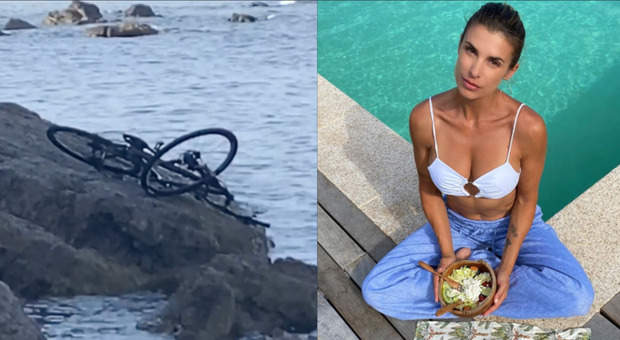 Elisabetta Canalis colpita dai vandali nella sua Sardegna, la bici vola sulle rocce: «Sono sempre ubriachi». Cosa è successo