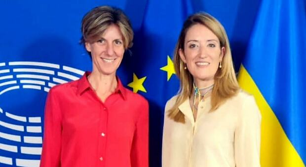 Camilla Laureti, l'eurodeputata incontra la presidente del Parlamento Eu: «Progettiamo il futuro nel solco tracciato da David Sassoli»