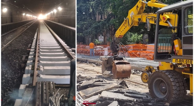 Metro Roma, proseguono i lavoro di rinnovo sulla linea A: già sostituiti oltre quattro km di binari