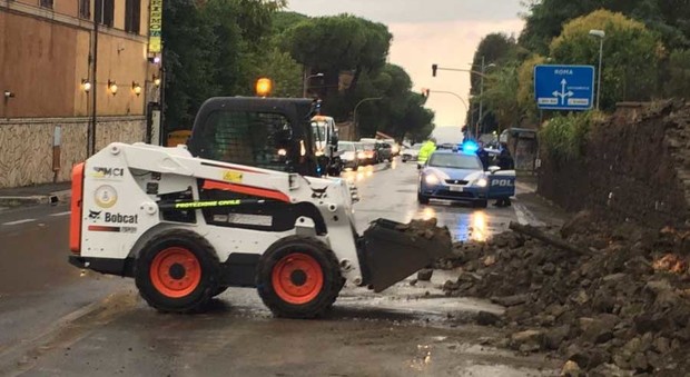 immagine Castelli Romani, ancora allerta maltempo, altri numerosi interventi in nottata e stamattina. Foto Luciano Sciurba