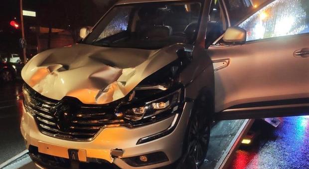 immagine Incidente Corso Francia, il Suv semidistrutto dopo lo schianto