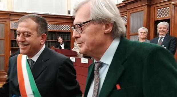 Sgarbi, pace fatta in Senato col sindaco di Buccino