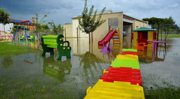 Diluvio di acqua e fango: a Nervesa si contano già 250mila euro di danni