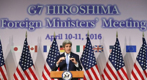 Kerry a Hiroshima: «Memoriale è un monito contro la guerra»