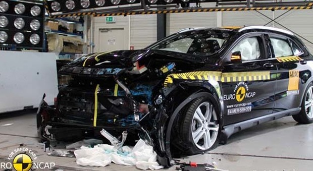 Un crash test di Euro NCAP