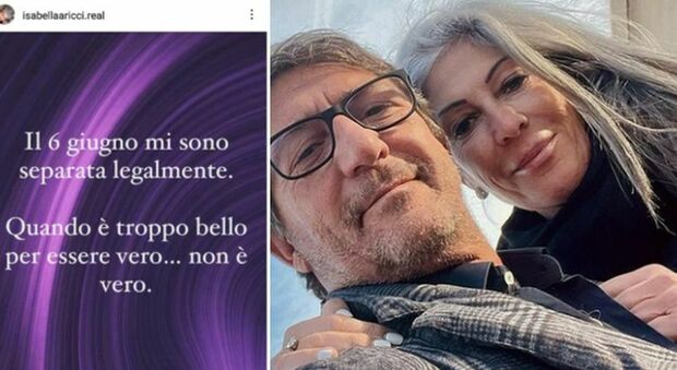 Isabella Ricci e Fabio Mantovani si sono lasciati, il triste post di lei sulla separazione