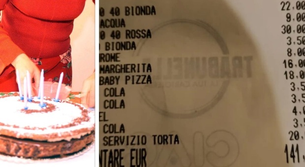 Venti euro in più sullo scontrino per tagliare la torta: «Uno per ogni invitato, anche se non l'ha mangiata»