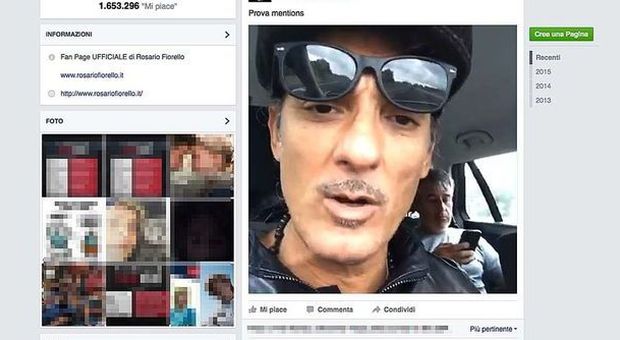Il ciclone Fiorello su Facebook: «Pesaro, sto arrivando»
