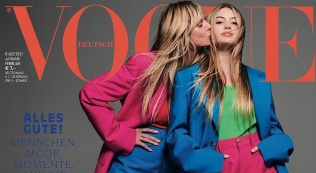 Leni Klum, la figlia di Briatore e Heidi a 16 anni per la prima volta in copertina su Vogue