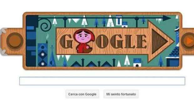 Google, un doodle per Cappuccetto Rosso: 200 anni fa le fiabe dei fratelli Grimm