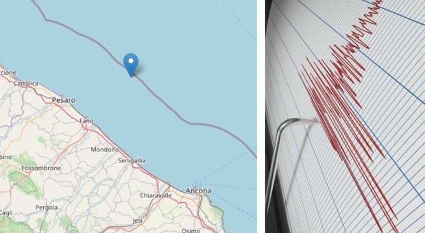 Riparte lo sciame sismico in Adriatico: scossa di terremoto di Magnitudo 2.7 nella notte sveglia Fano