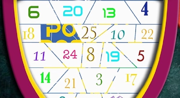 Il logo del calendario dell'Avvento della polizia postale