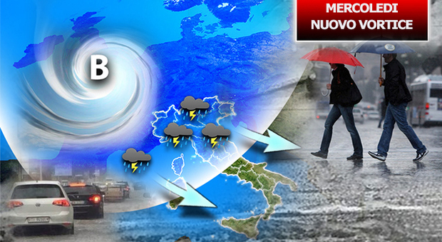 Meteo, le previsioni: imminente maltempo, mezza Italia sott'acqua e neve sulle Alpi