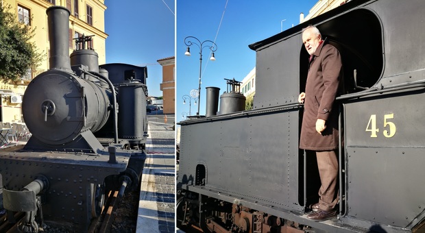 A Fiumicino arriva una locomotiva del 1880: sarà il nuovo infopoint della città