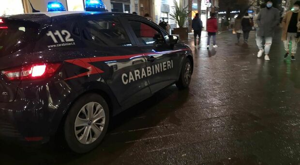 I carabinieri sabato pomeriggio in centro ad Ancona