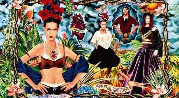 Campagna collezione 1998 "Tribute to Frida Kahlo" © Jean Paul Gaultier