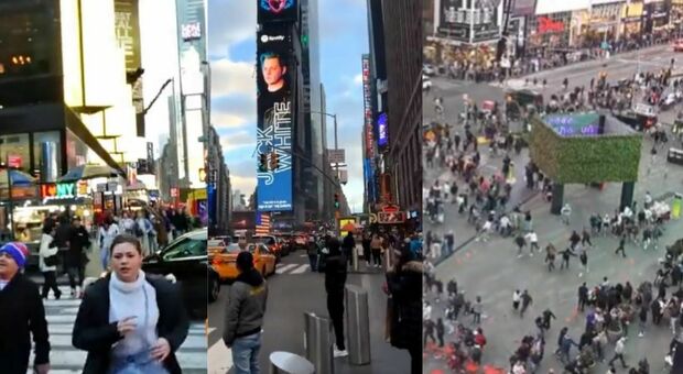 New York, paura per un'esplosione a Times Square: saltati in aria tre tombini. Ecco la causa