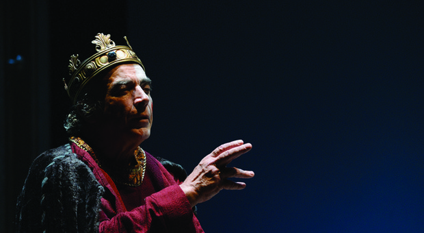 Franco Branciaroli con "Enrico IV" di Pirandello sul palco delle Muse