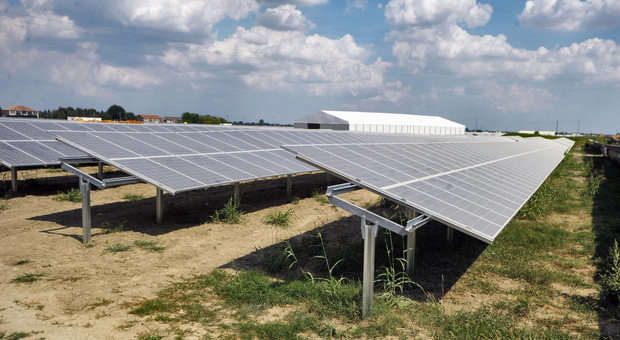 Un campo fotovoltaico