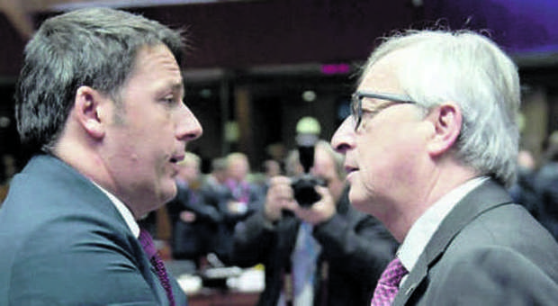 Matteo Renzi e Jean-Claude Juncker