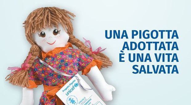 Unicef: «Doneremo una Pigotta a Noemi»