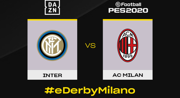 Milan-Inter, derby virtuale su DAZN