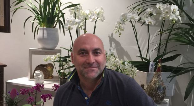 Valentino Marchetti associato Confcommercio e negoziante di fiori a San Daniele del Friuli