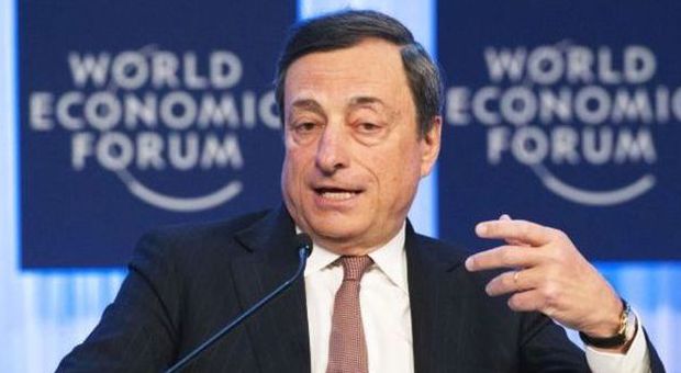 Il governatore della Bce, Mario Draghi