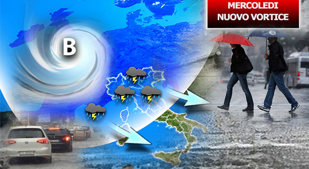 Meteo, le previsioni: imminente maltempo, mezza Italia sott'acqua e neve sulle Alpi