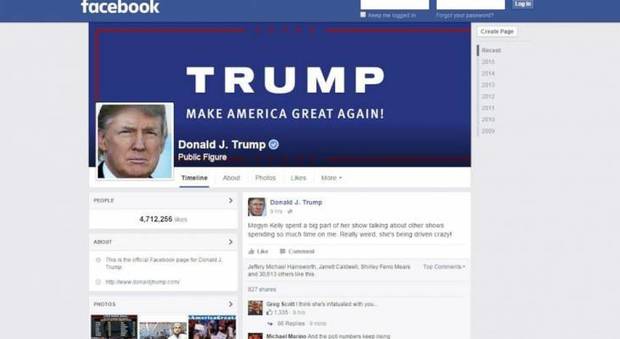 Facebook sospende società collegata alla campagna di Trump