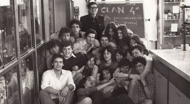 Una classe nel 1978 col professor don Salgarollo